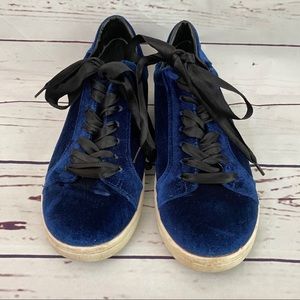 Sam Edelman Blue Velvet Sneaker Marlow